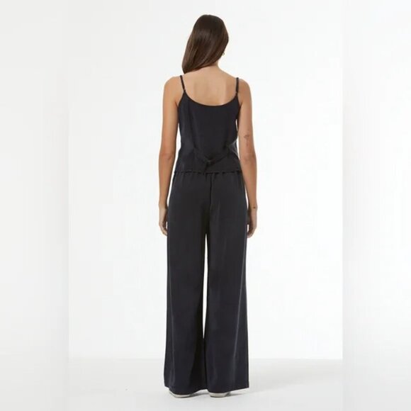 Young Fabulous & Broke Navy Wide-Leg Pants - Picture 4 of 15